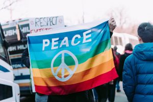 Peace rally